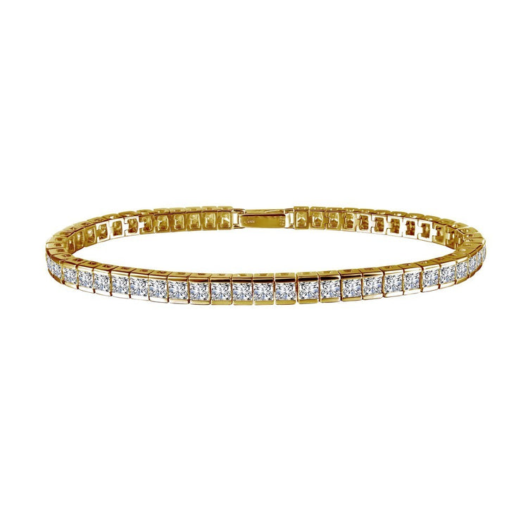 Princess-Cut Tennis Bracelet