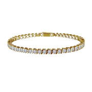 Classic ""S"" Tennis Bracelet