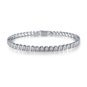 Classic ""S"" Tennis Bracelet