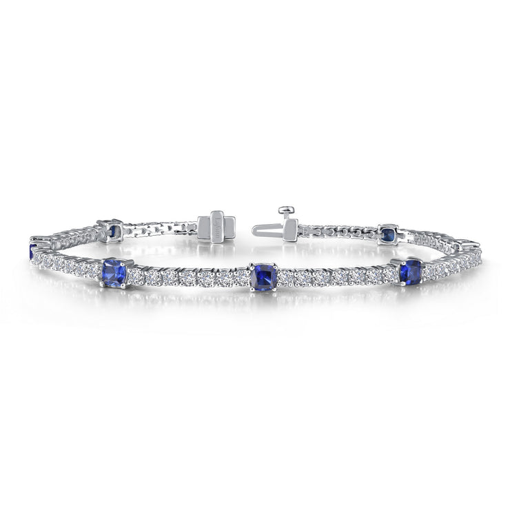 5.82 CTW Classic Station Link Bracelet