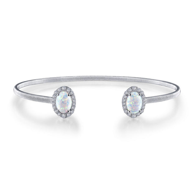 Open Cuff Halo Bracelet