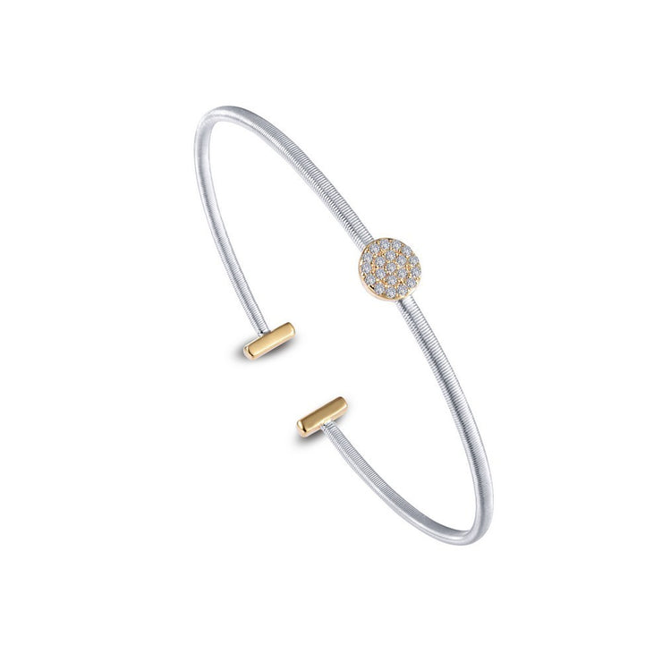Open Cuff Circle Bracelet