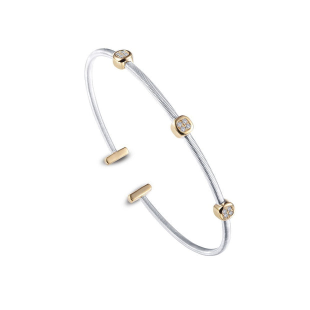 Open Cuff Station Bracelet