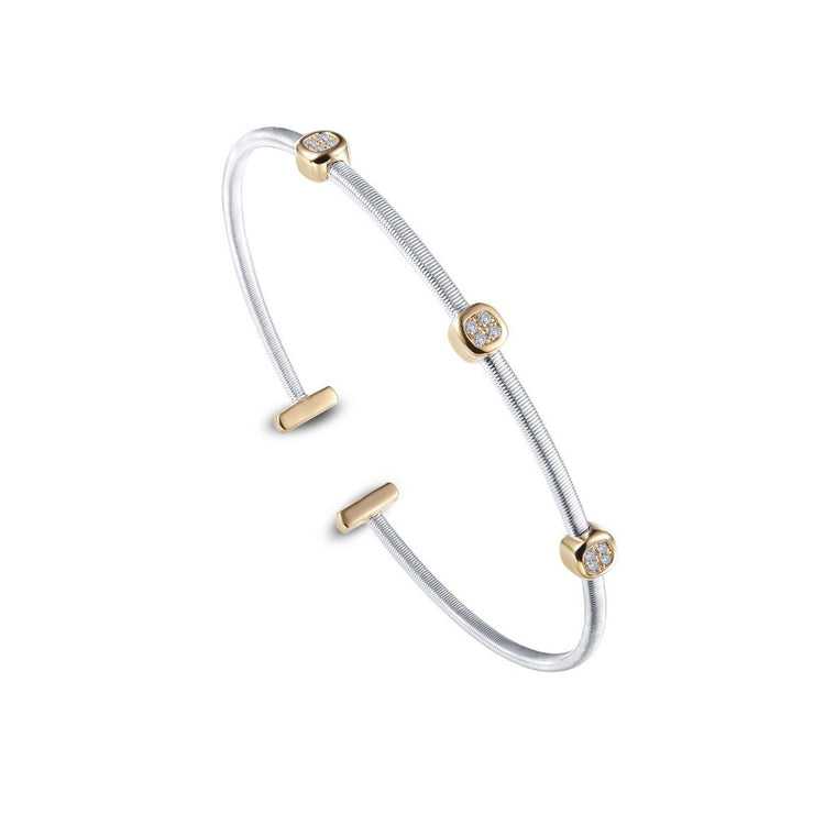 Open Cuff Station Bracelet