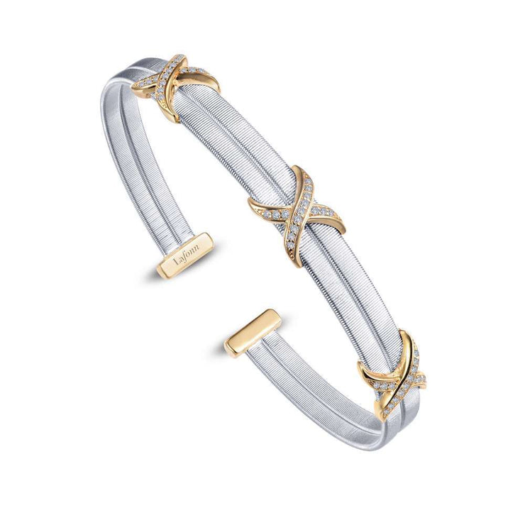 Open Cuff X Bracelet