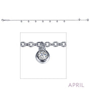April Birthstone Bracelet