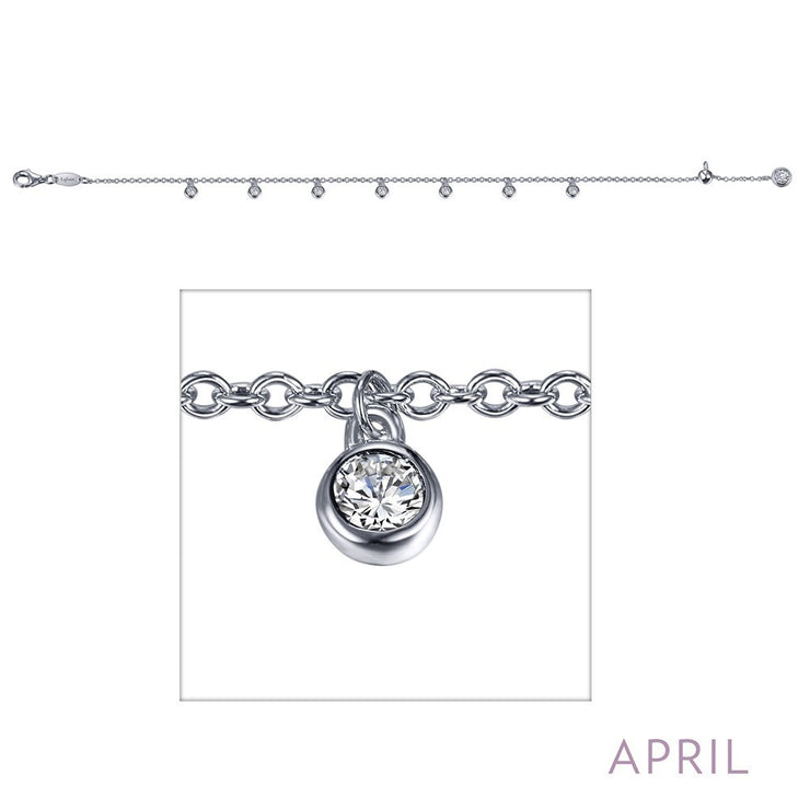 April Birthstone Bracelet
