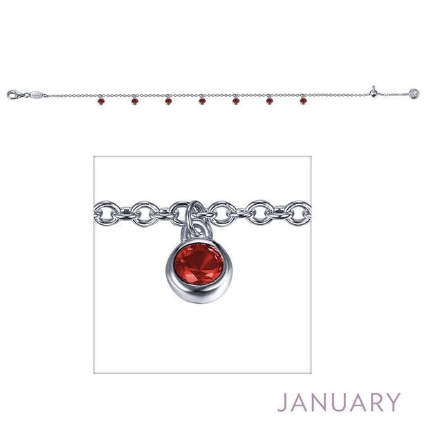 January Birthstone Bracelet