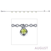 August Birthstone Bracelet