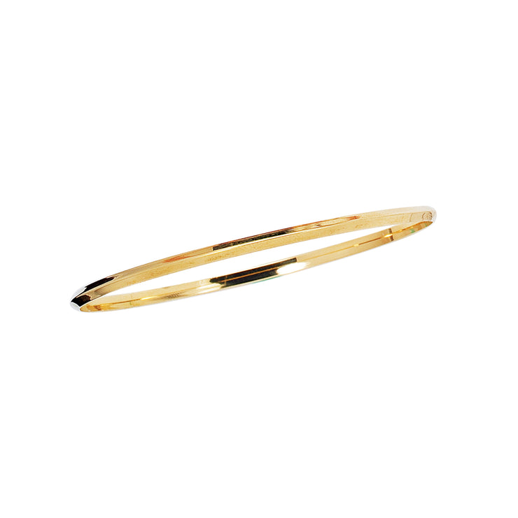 14K Gold Knife Edge Bangle