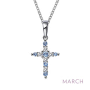 March Birthstone Necklace
