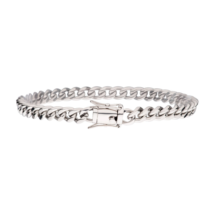 6mm Steel Miami Cuban Chain Bracelet