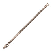 5mm Stainless Steel Sandblast Franco Chain Bracelet