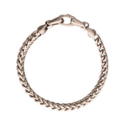 5mm Stainless Steel Sandblast Franco Chain Bracelet