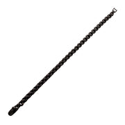 6mm Matte Finish Black IP Stainless Steel Bold Box Chain Bracelet