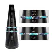 Azure Voyager (Turquoise / Sodalite) Heishi Bead Bracelet