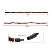 Magma Tiger (Tiger-eye / Lava) Heishi Bead Bracelet