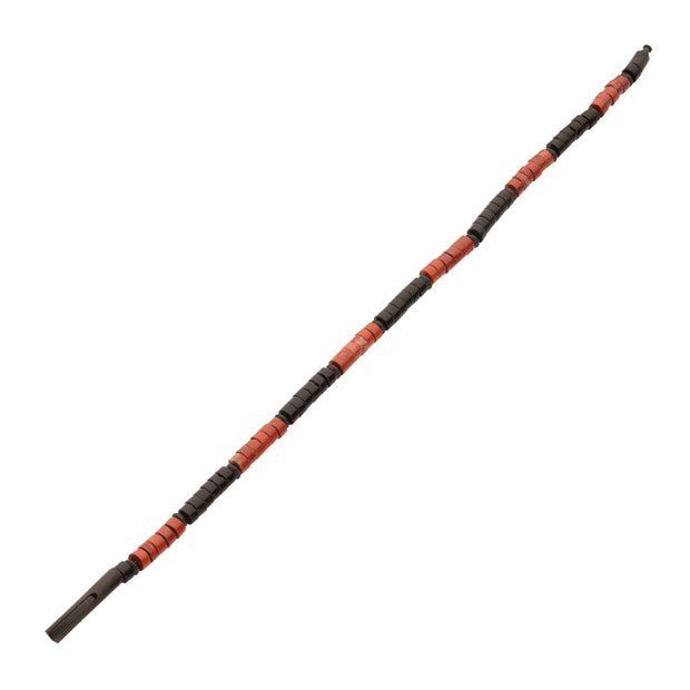 Inferno (Red Jasper / Onyx) Heishi Bead Bracelet