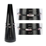 Imperial Dusk (Amethyst / Onyx) Heishi Bead Bracelet