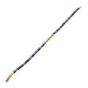 SkyWeaver (Hematite / Lapis Lazuli) Heishi Bead Bracelet