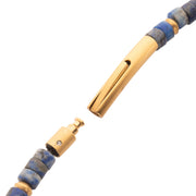 SkyWeaver (Hematite / Lapis Lazuli) Heishi Bead Bracelet