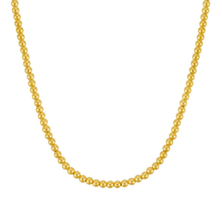 14K Gold 4mm Bead Chain