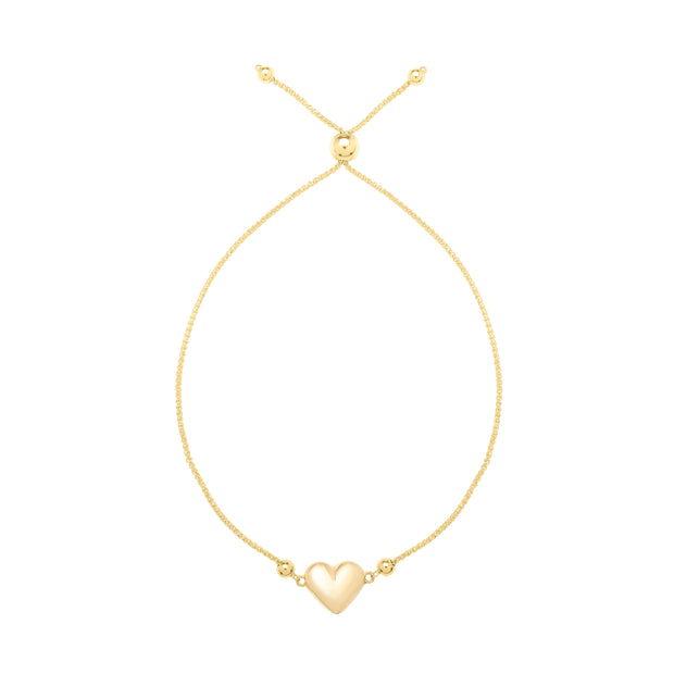 14K Adjustable Horseshoe Bolo Bracelet
