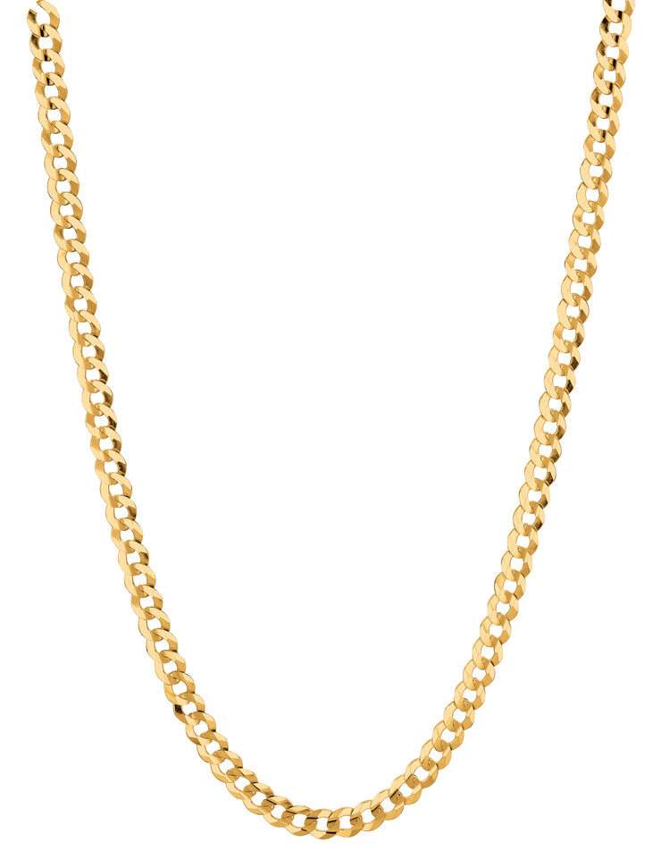 14K Gold 4.7mm Comfort Curb Chain