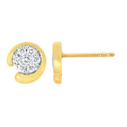 EARRINGS  RD LG A 0.33;