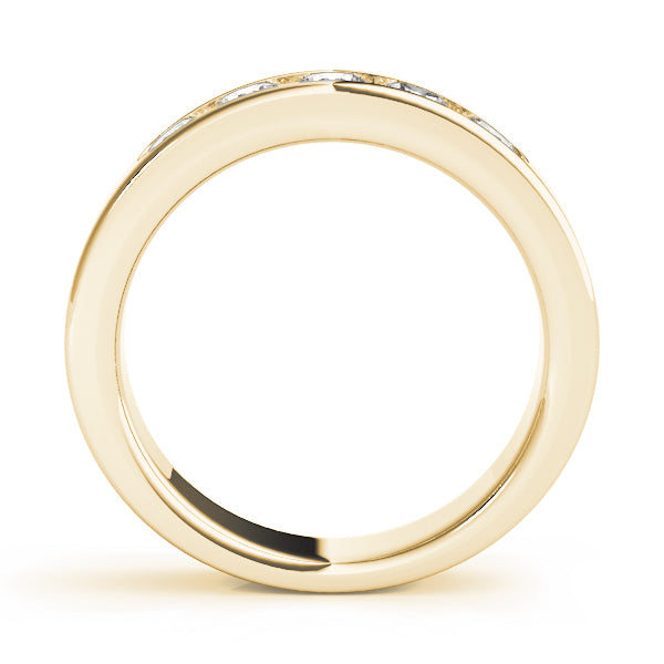 18K Yellow Gold 1/4 ct tw Diamond Wedding Ring