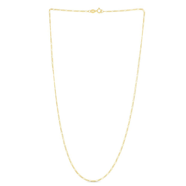 14K Gold 1.9mm Figaro Chain