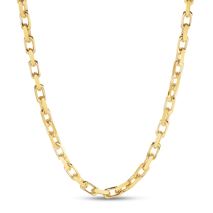 14K Gold 24"" 6.1mm French Cable Chain