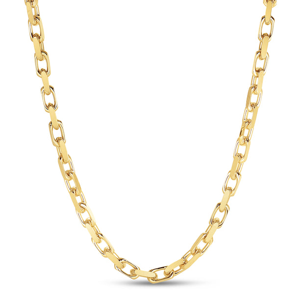 14K Gold 22"" 6.1mm French Cable Chain