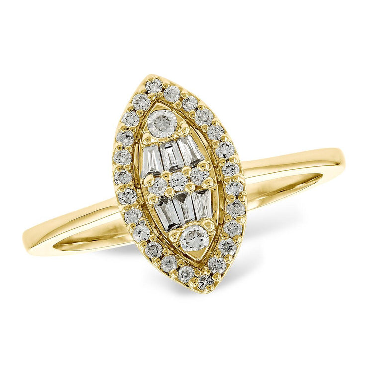 14KT Gold Ladies Diamond Ring
