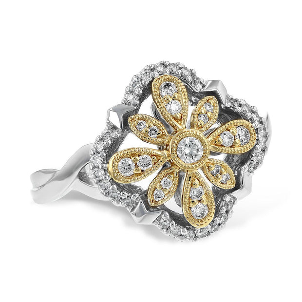 14KT Gold Ladies Diamond Ring