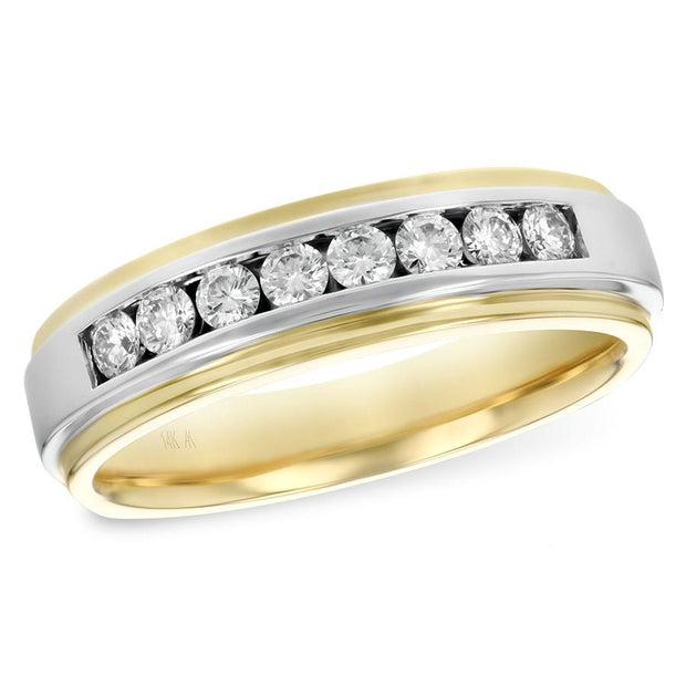 14KT Gold Mens Wedding Ring