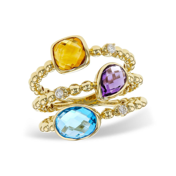 14KT Gold Ladies Diamond Ring