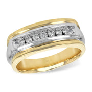 14KT Gold Mens Diamond Ring