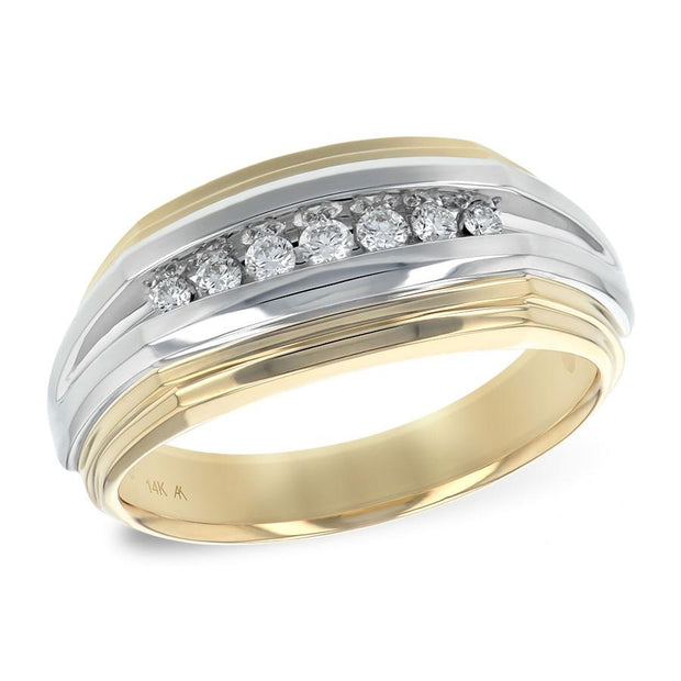 14KT Gold Mens Wedding Ring