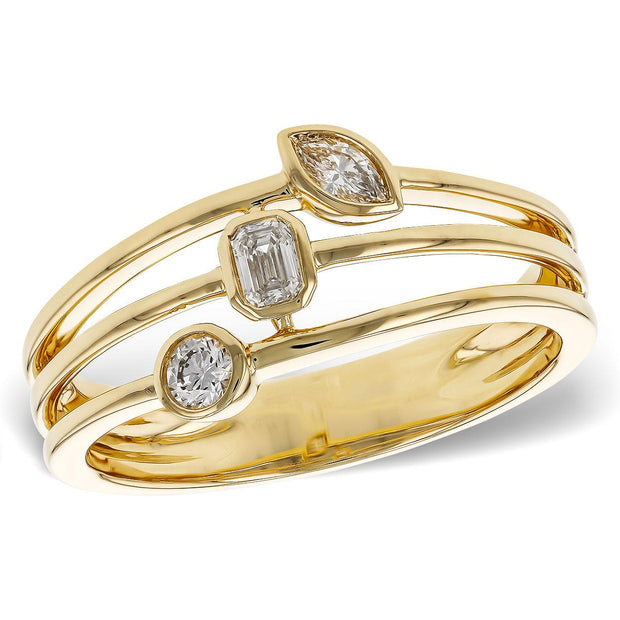 14KT Gold Ladies Diamond Ring