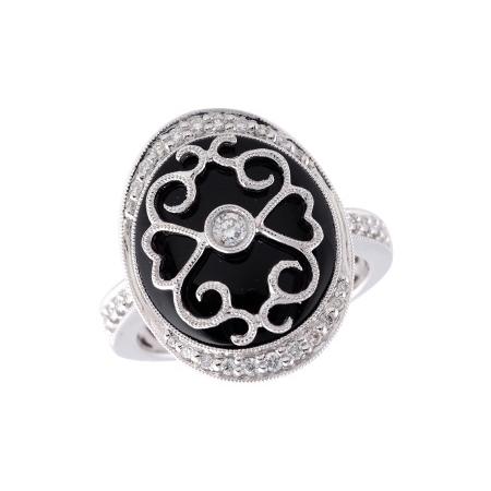 14KT Gold Ladies Diamond Ring