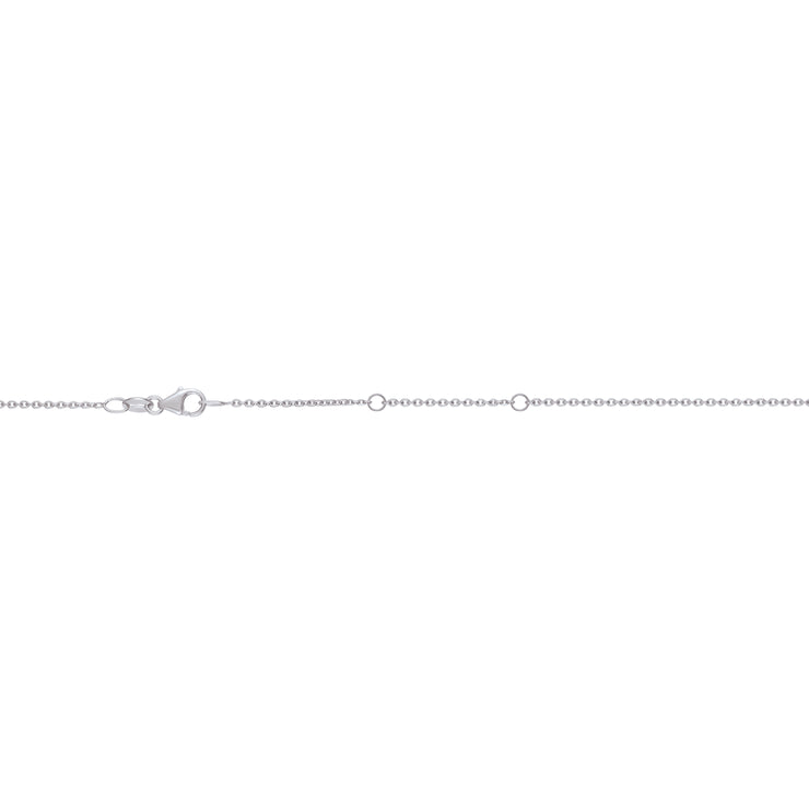 18K Gold 1.3mm Double Extendable Cable Chain