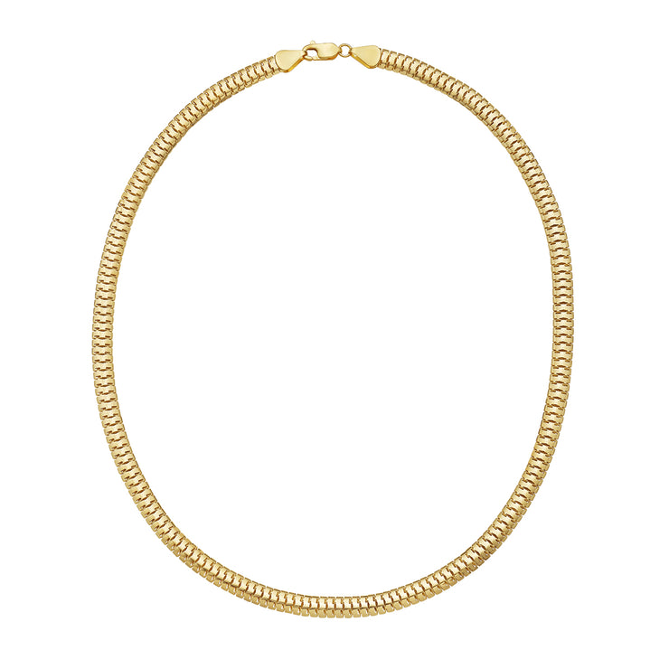 14K 5.7mm Lite Oval Snake Chain