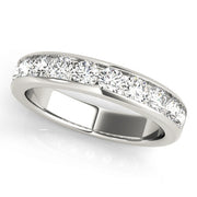 18K White Gold 1/5 ct tw Diamond Wedding Ring