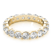 18K Yellow Gold 7/8 ct tw Diamond Wedding Ring