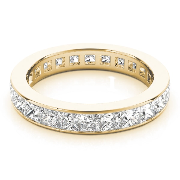 18K Yellow Gold 7/8 ct tw Diamond Wedding Ring