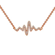 0.39 CTW Heartbeat Necklace
