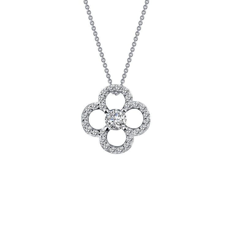 0.29 CTW Clover Necklace