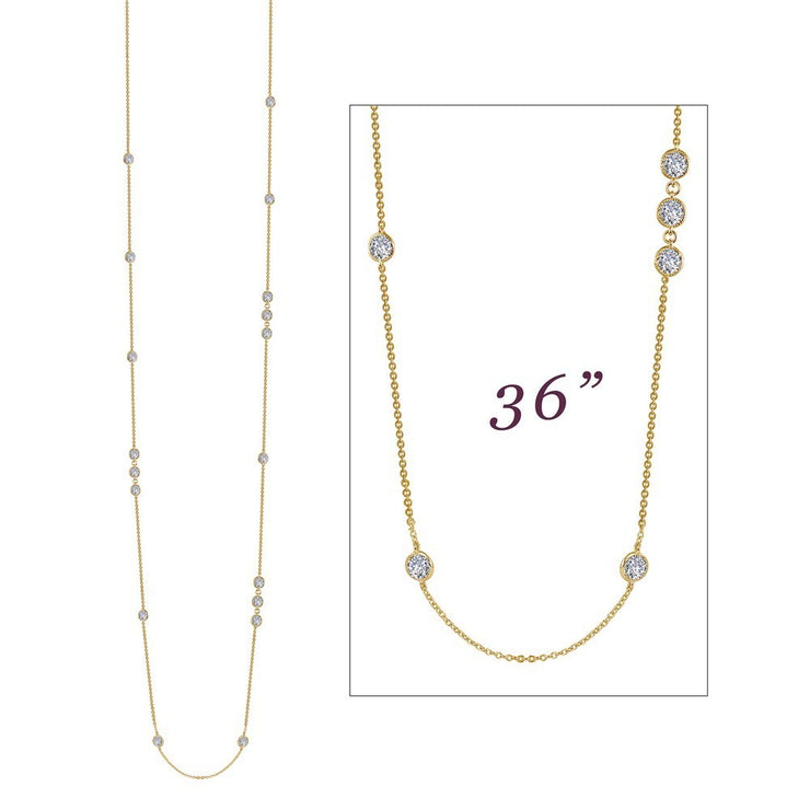 6.48 CTW Station Necklace