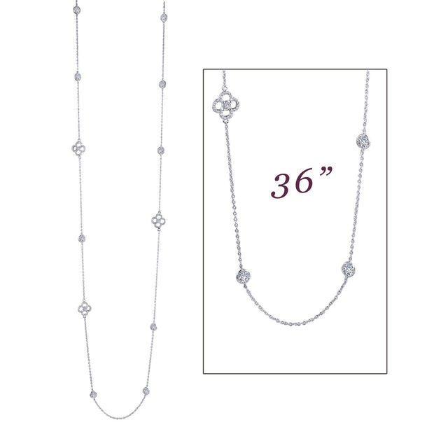 6.48 CTW Station Necklace